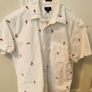 Men’s J Crew short sleeve button down